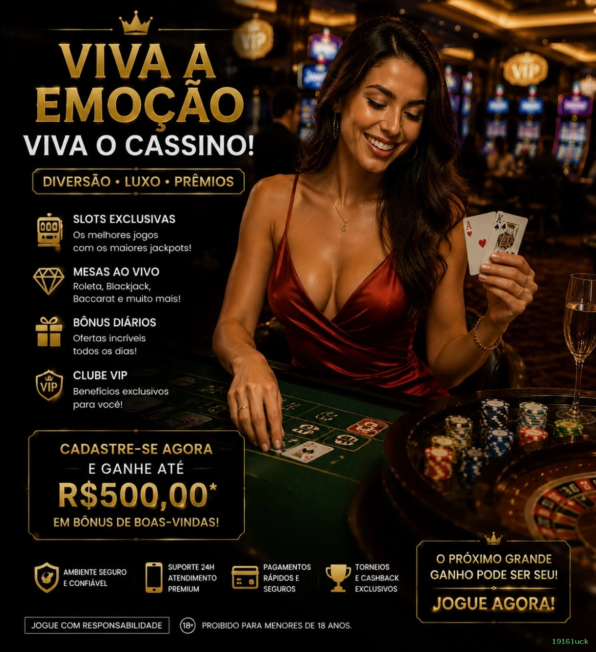 1916luck - O melhor cassino online para brasileiros está pronto para você!